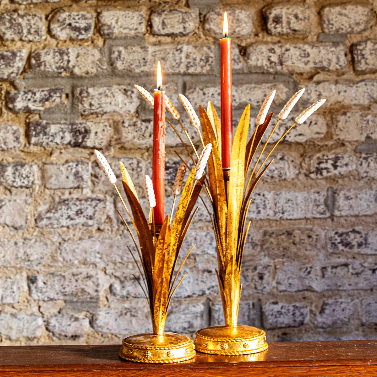 Juliska Forest Walk Wheat 13" Candlestick, Gold (Copy)