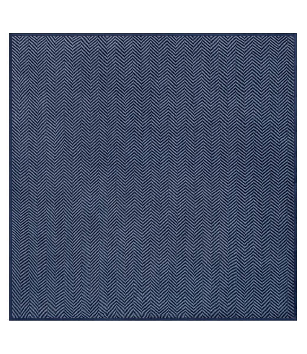 Harborview Herringbone Navy Blanket, Original