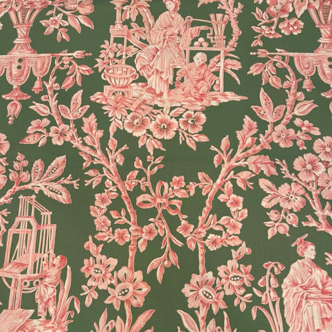Prase Chinoiserie Pillow