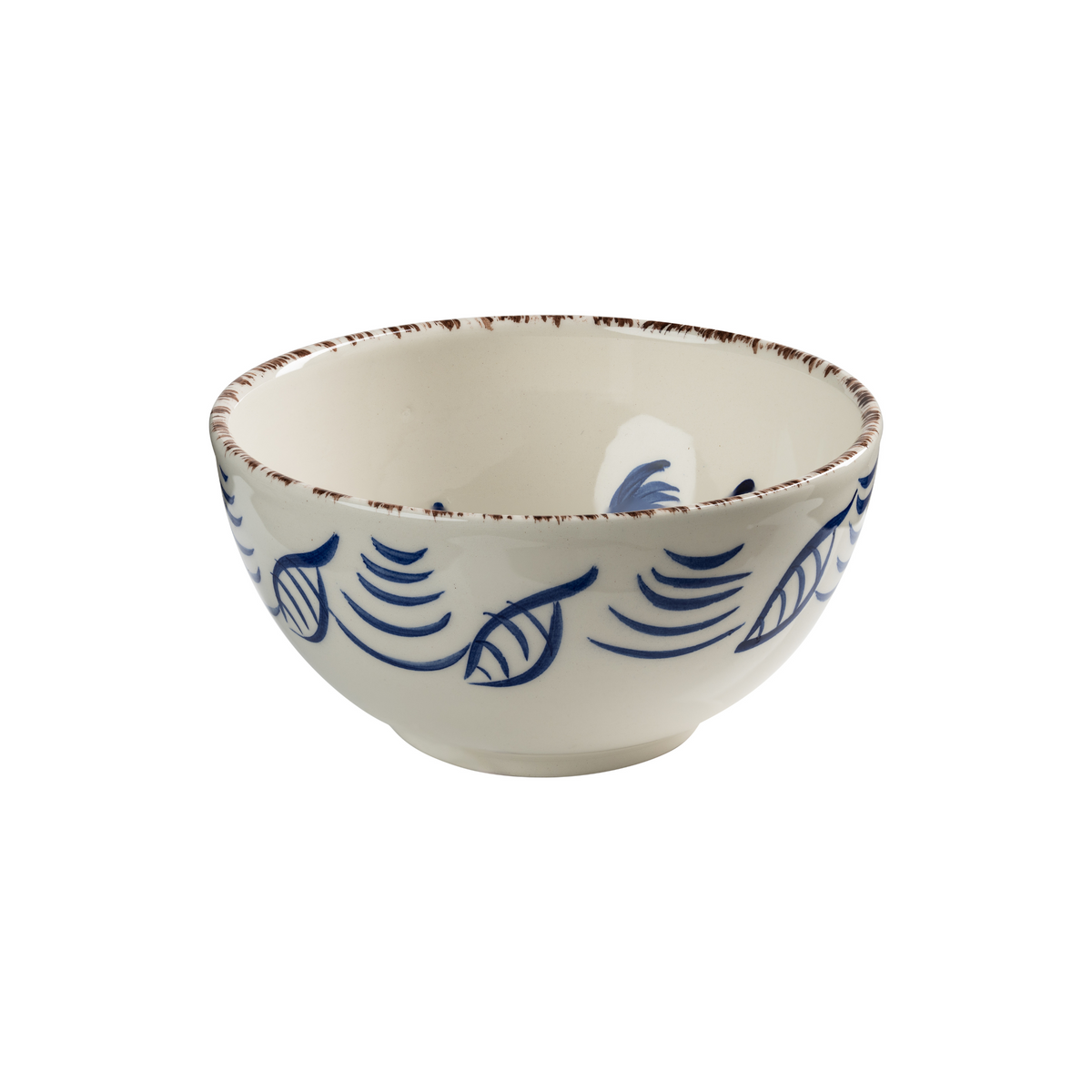Blue & White Flowers Bowl