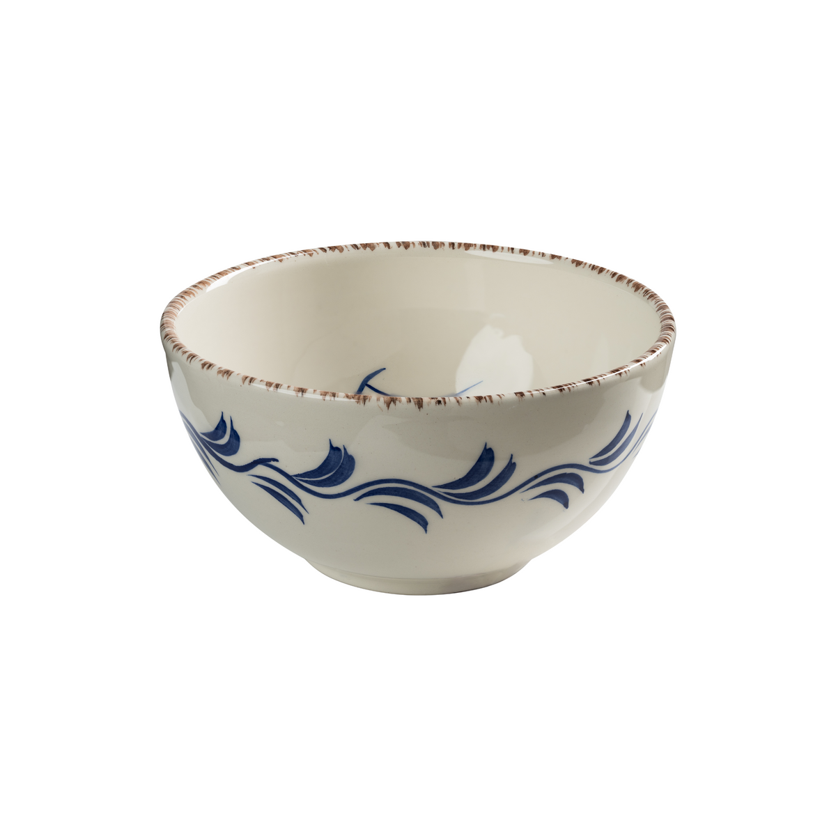 Blue Flowers & Vines Bowl