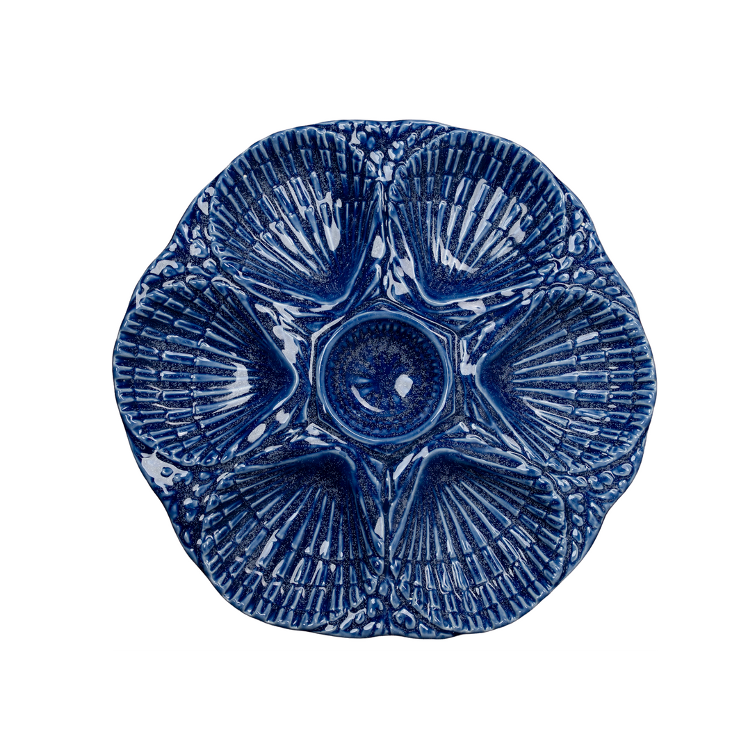 Pontchartrain Oyster Plate, Blue