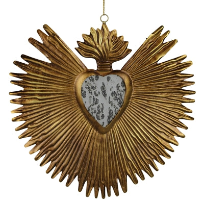 Milagro Églomisé Mirror Heart