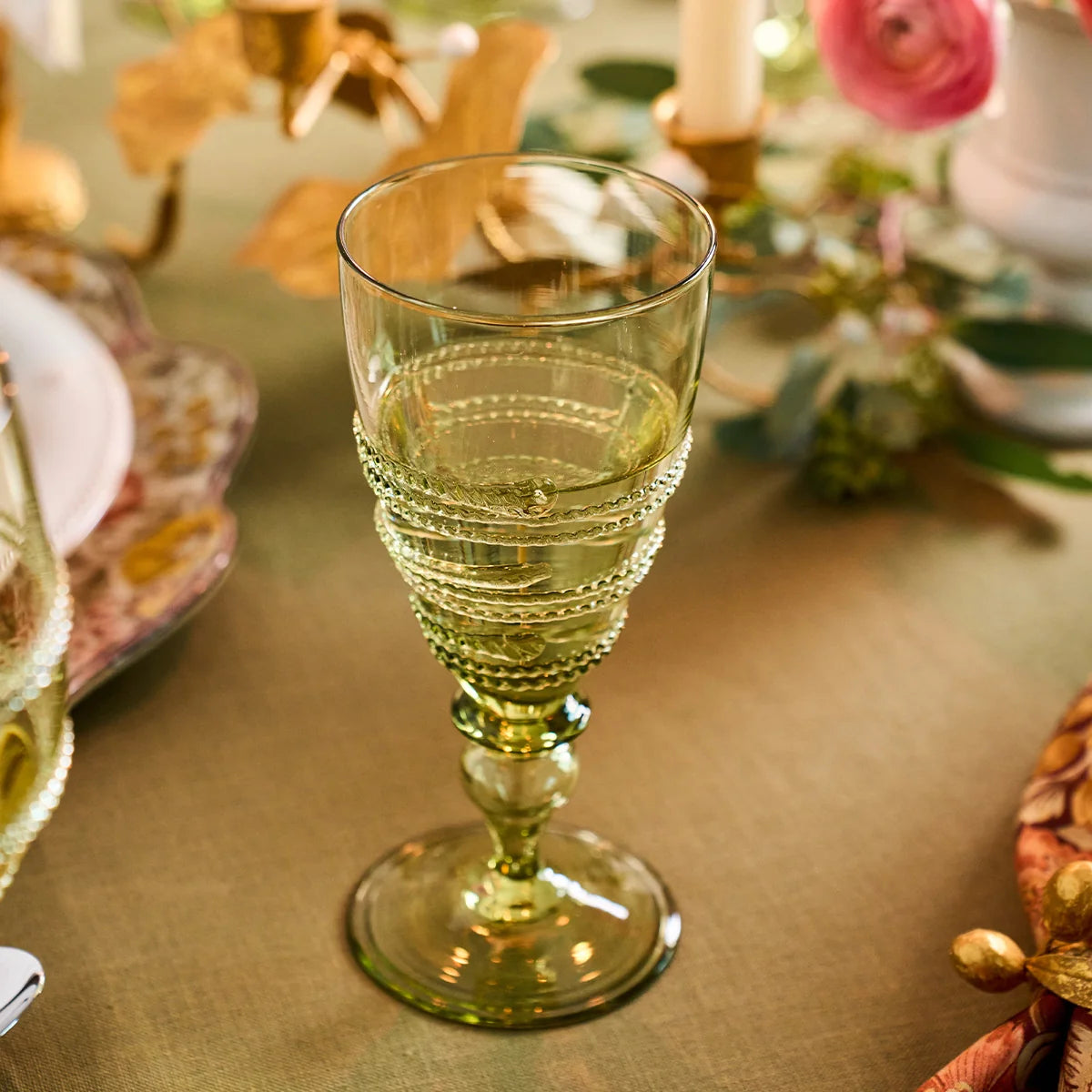 Juliska Ella Goblet, Green