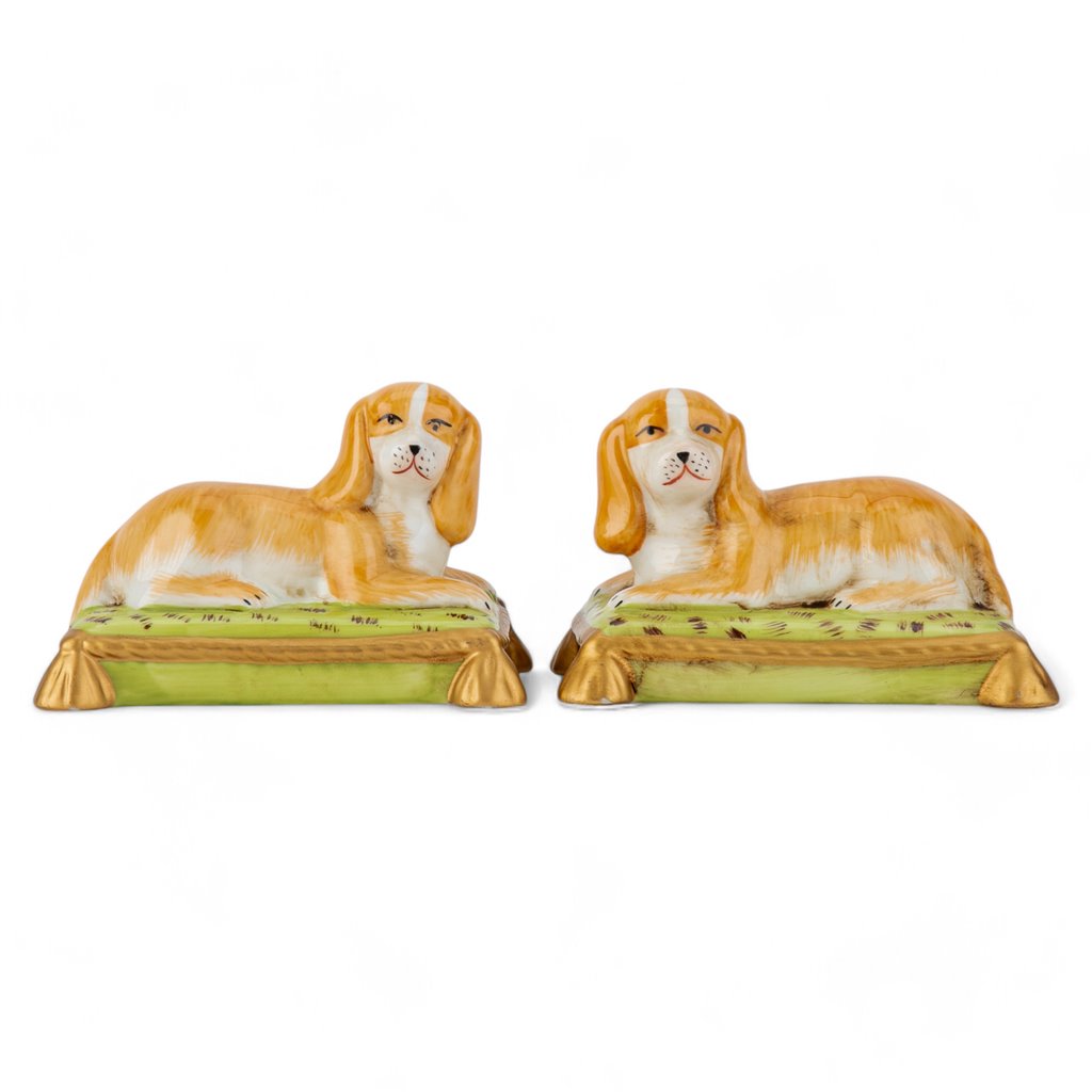 Preppy Pillow Top Spaniels