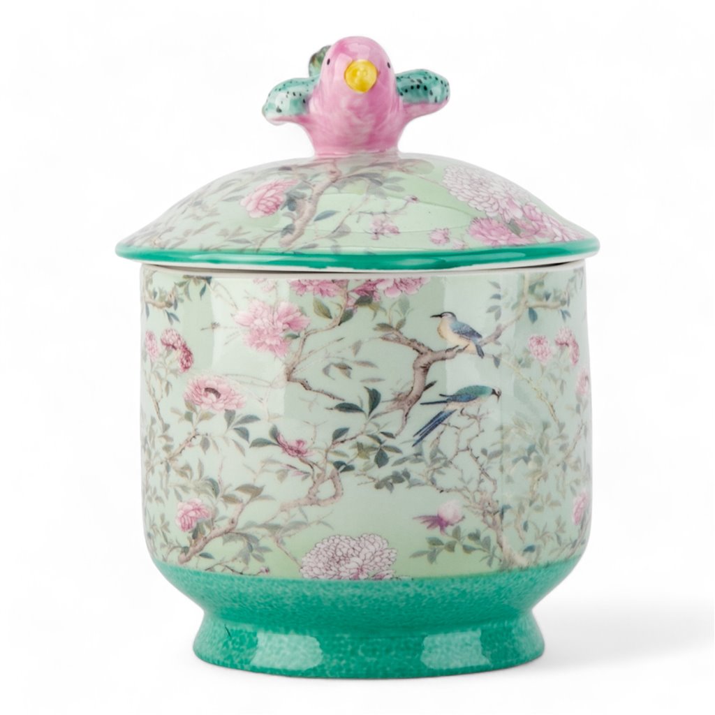 Chinoiserie Lidded Candle