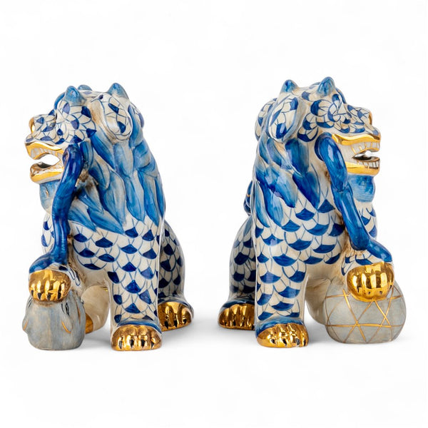 Lex Foo Dogs, Blue - Hunt and Bloom