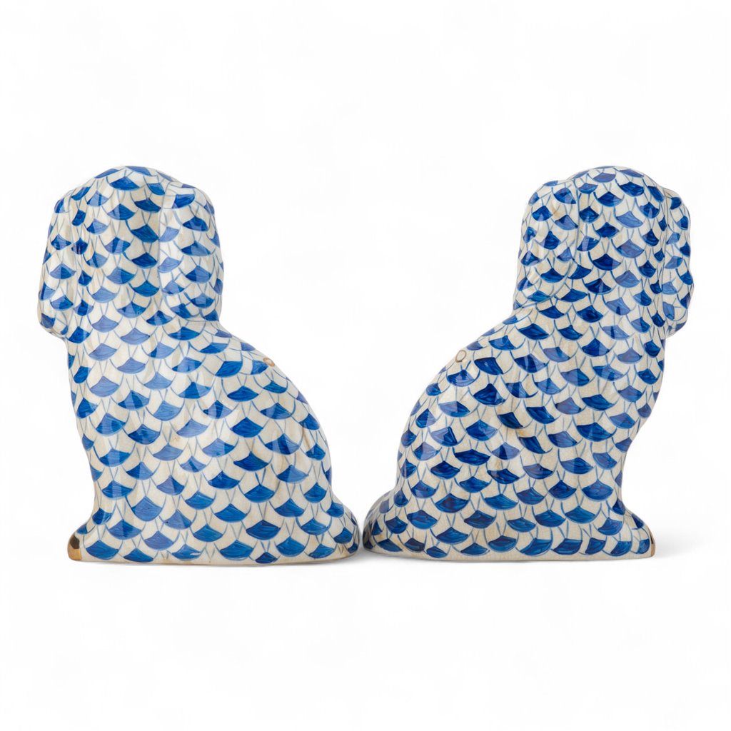 Claude Large Fishscale Spaniels, Blue