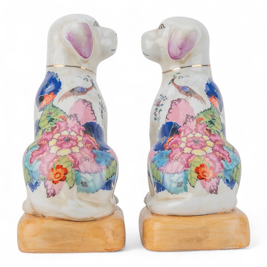 Tobacco Leaf Pedestal Spaniels