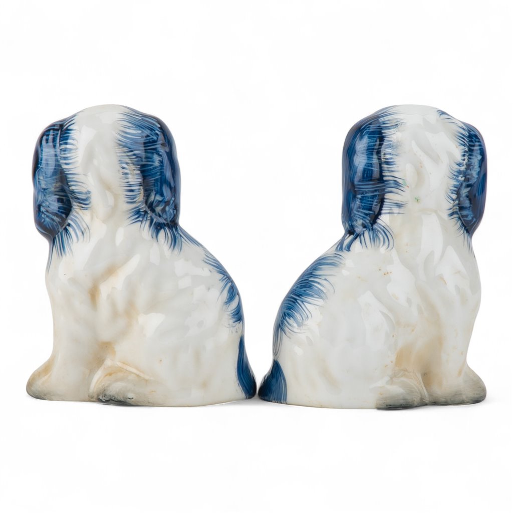 Prancer Blue Basket Spaniels, Pair