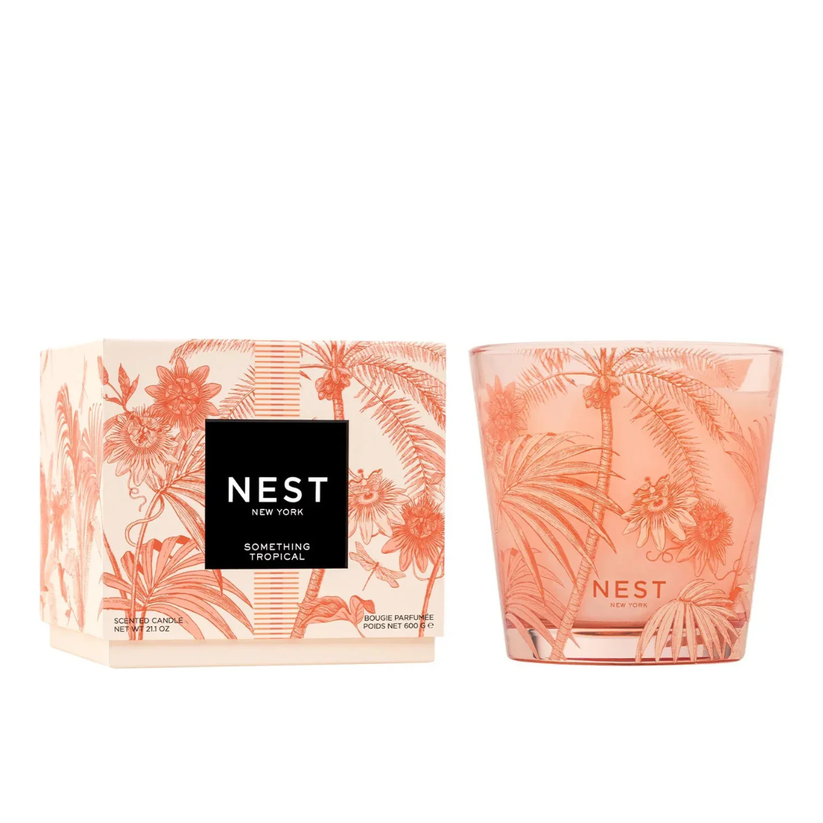 Nest Something Tropical Decorative 3-Wick Candle
