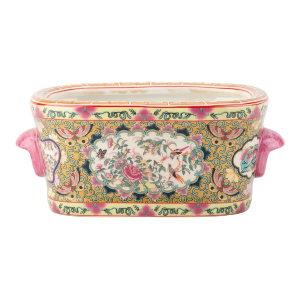 Rasling Rose Medallion Footbath, Small