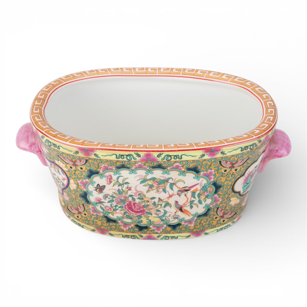 Rasling Rose Medallion Footbath, Large