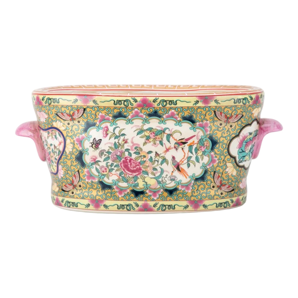 Rasling Rose Medallion Footbath, Large
