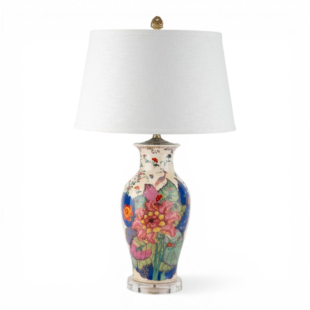 Elaina Tobacco Leaf Table Lamp