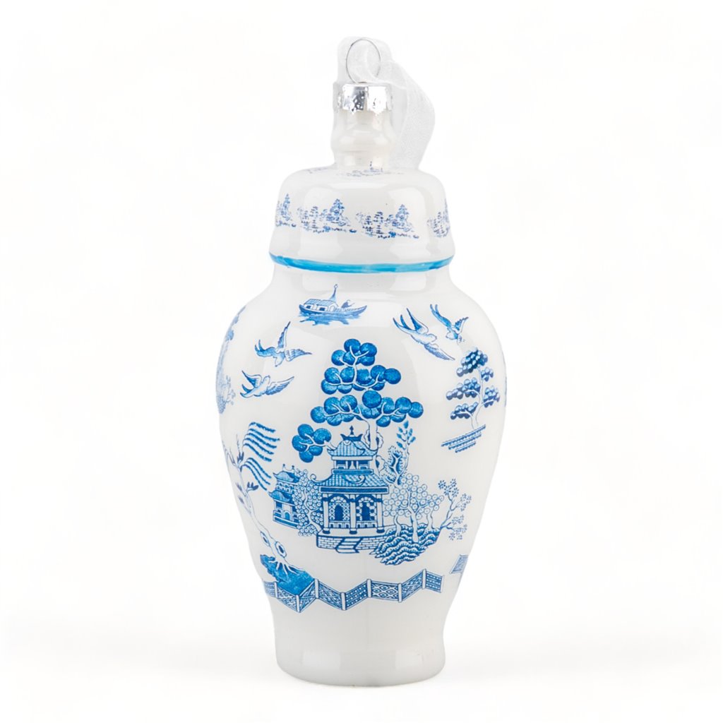 Poppy Blue Chinoiserie Ornament