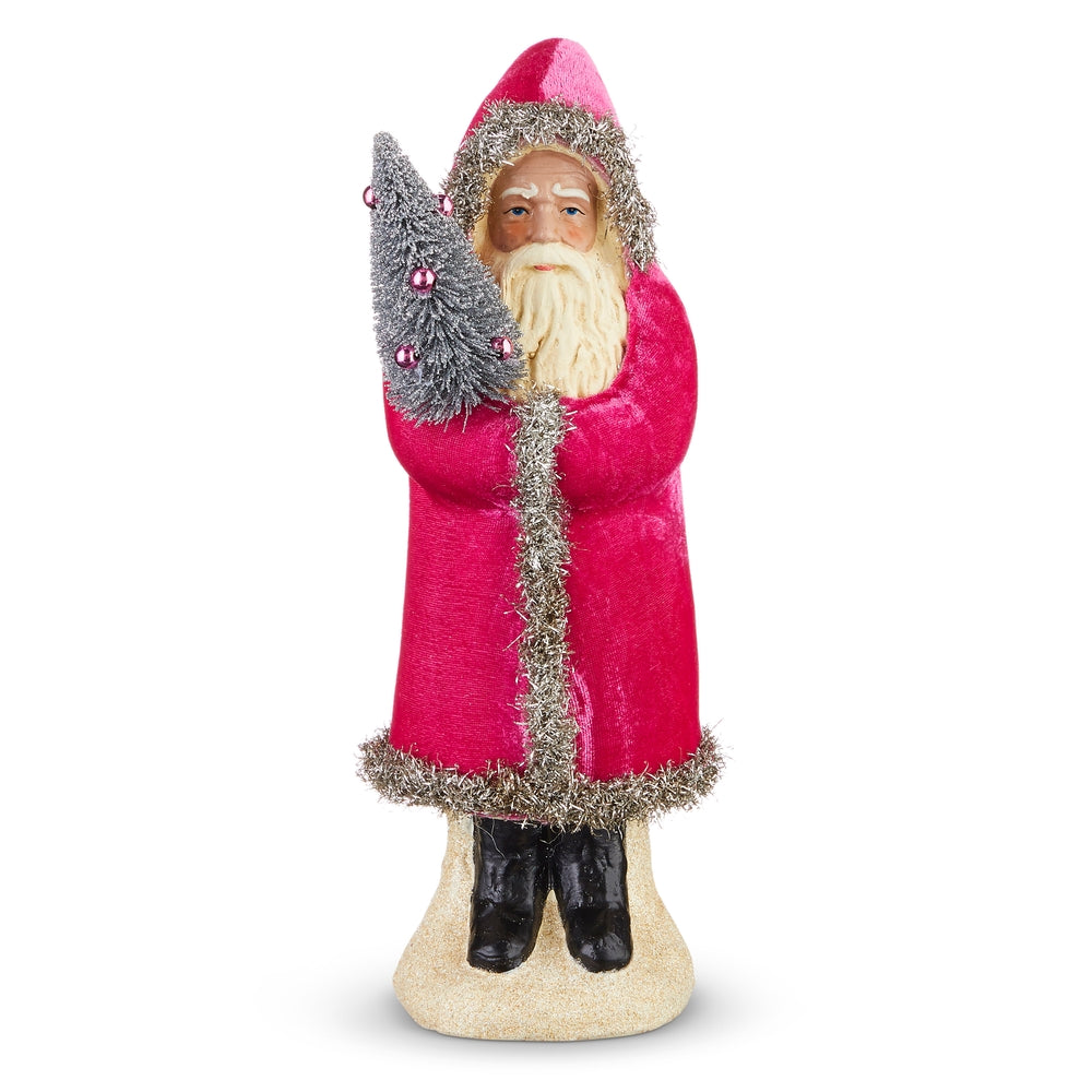 Luxe Bright Pink Santa