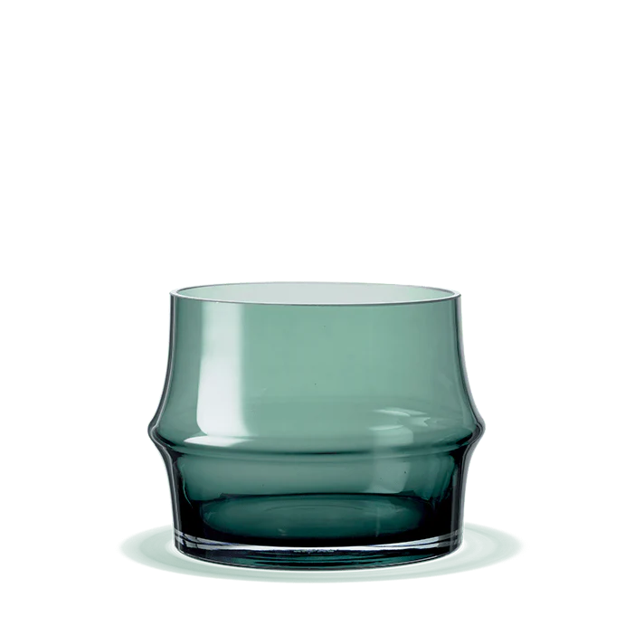 Arc Flower Pot Vase, Dark Green