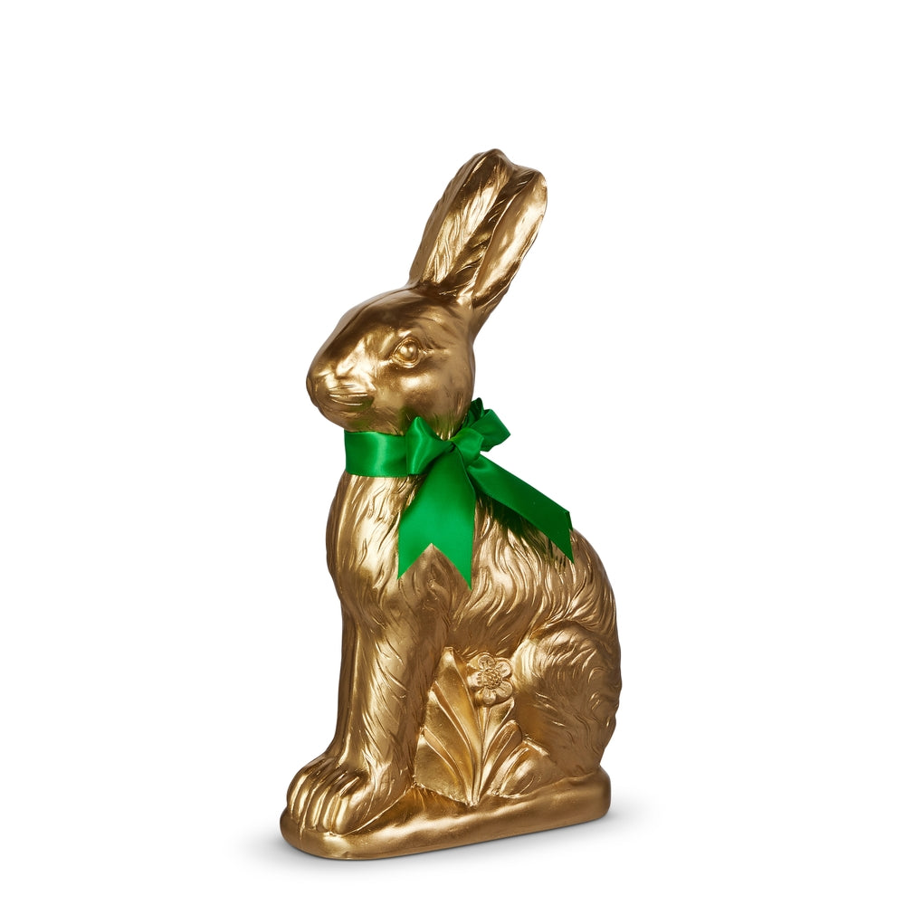 Gold "Foil" Bunny, 18.25"