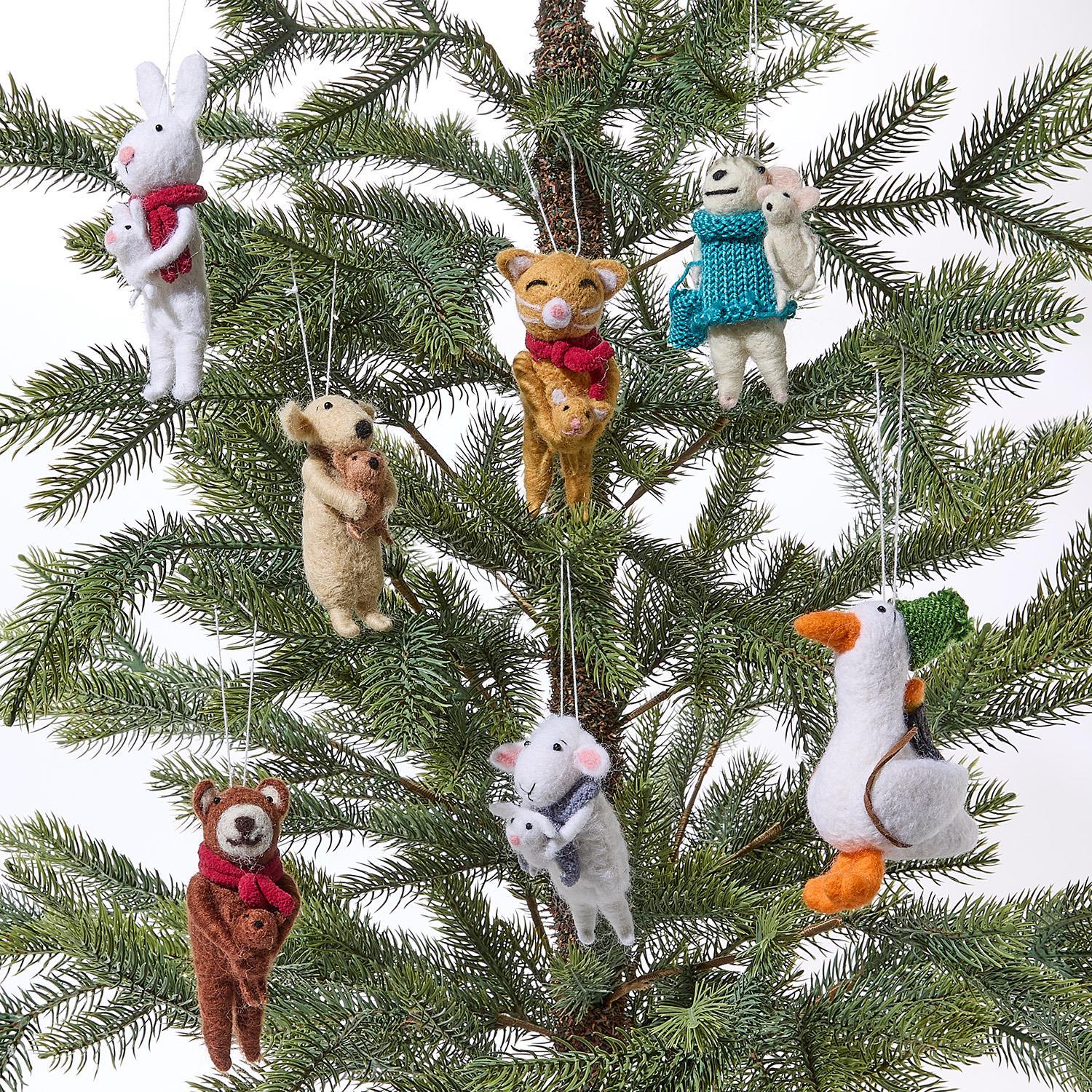 Family Felt Bunny Ornament