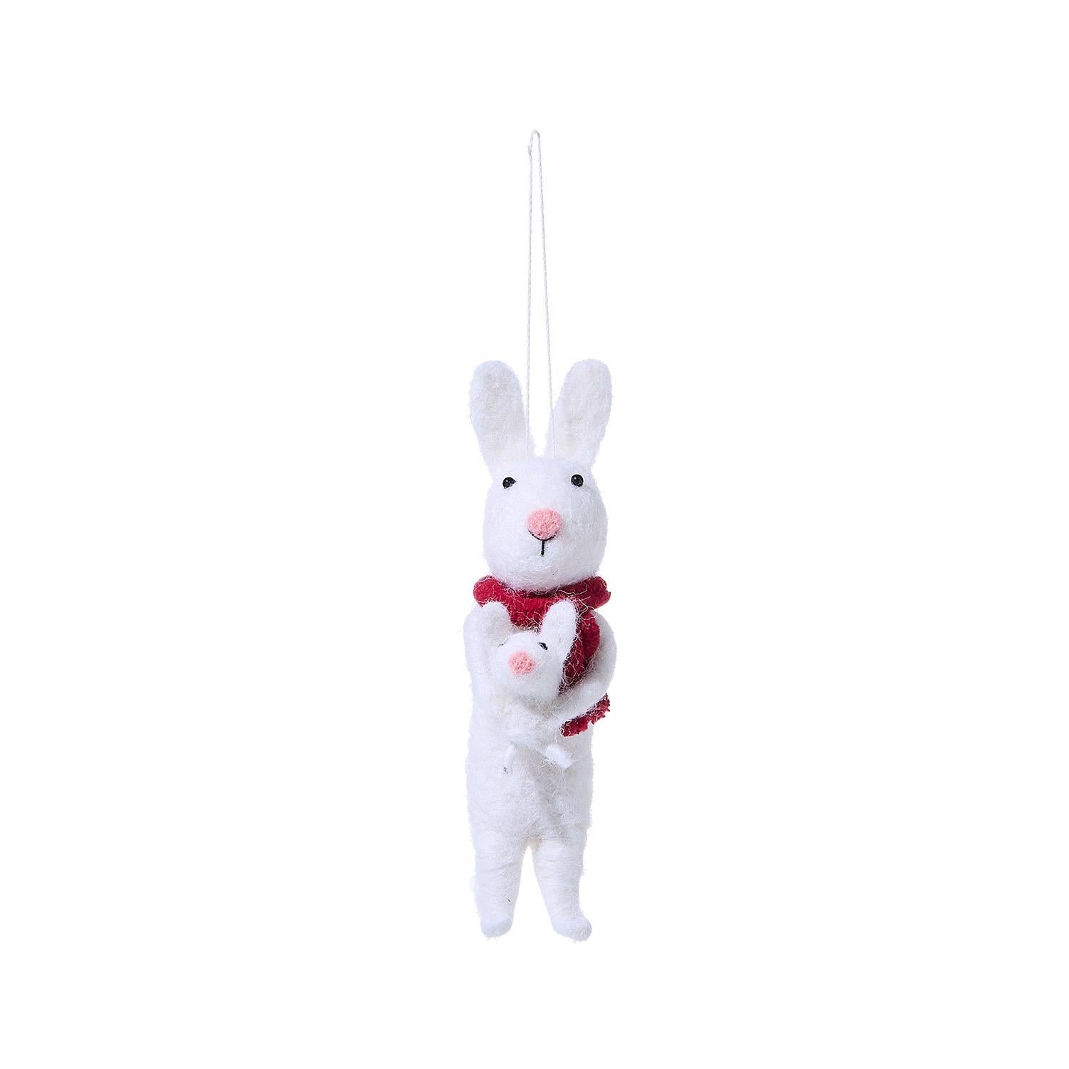 Family Felt Bunny Ornament