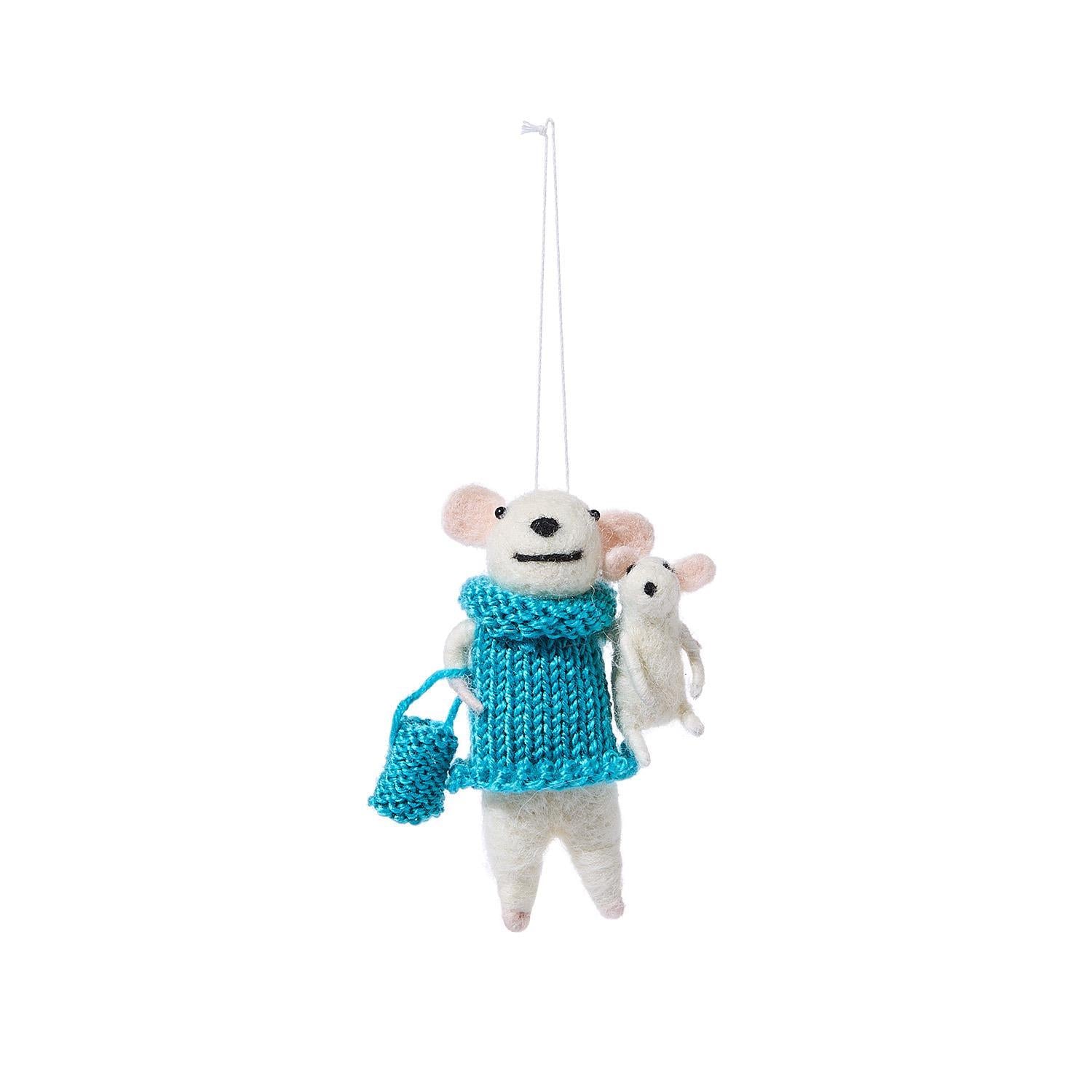 Family Felt Mouse Ornament
