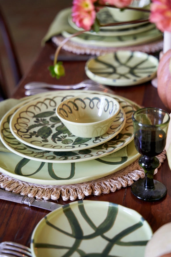 Amalfi Small Plate, Lime
