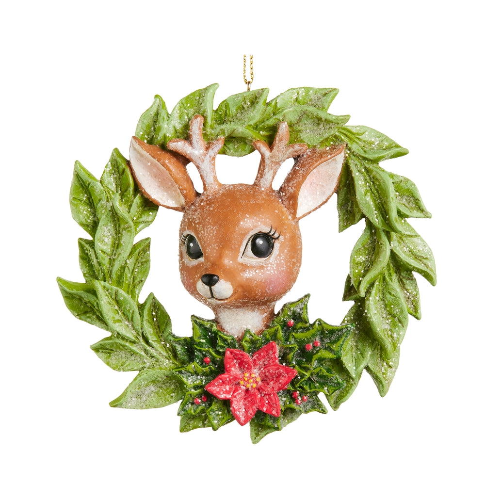 Peekaboo Deer Ornament