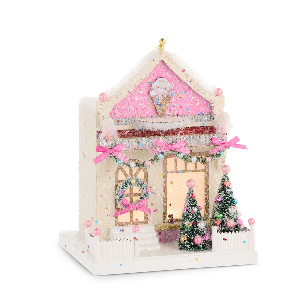 Poppie's Ice Cream Lighted Shop