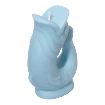 Gluggle Jug Candle, Pale Blue