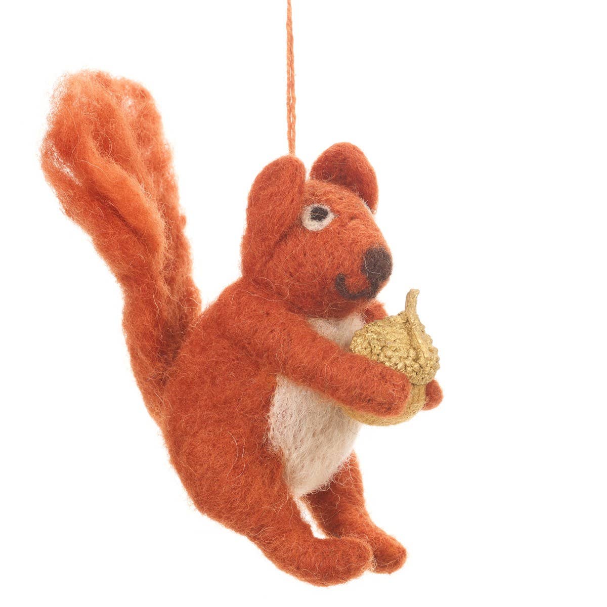 Nutty Squirrel Felt Ornament