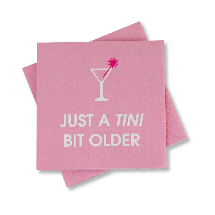 Just A Tini Bit Older, Cocktail Napkins,