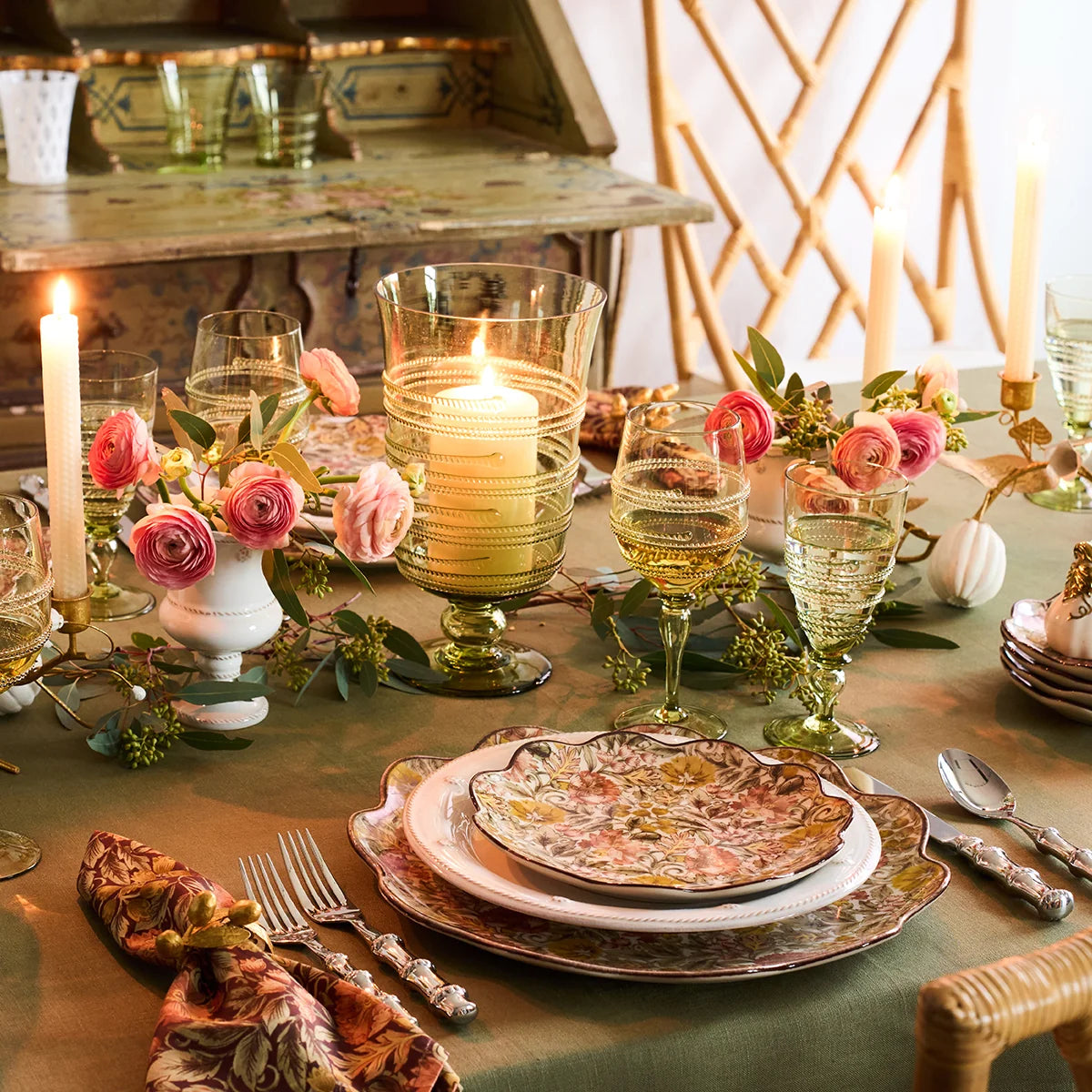 Juliska Ella Goblet, Green