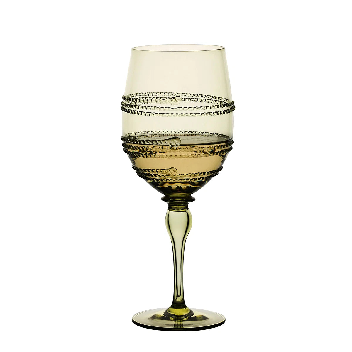 Juliska Ella Wine Glass, Green