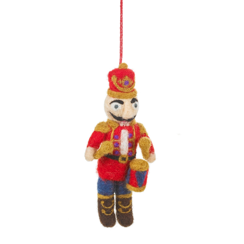 Nutcracker Felt Ornament