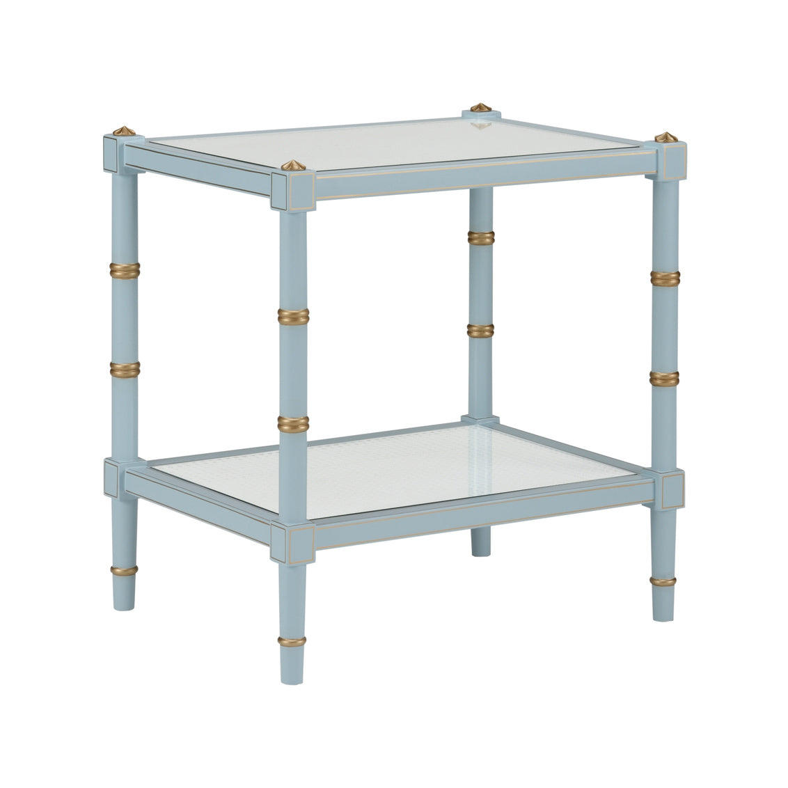 Conrad End Table, Blue