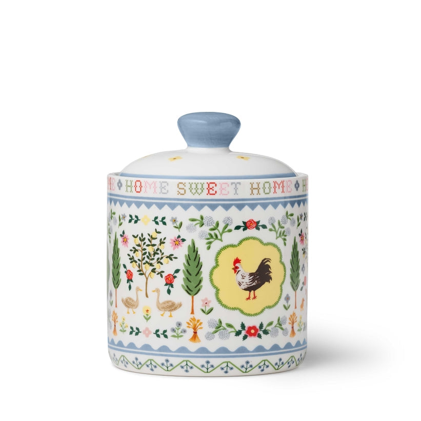 Home Sweet Home Porcelain Canister