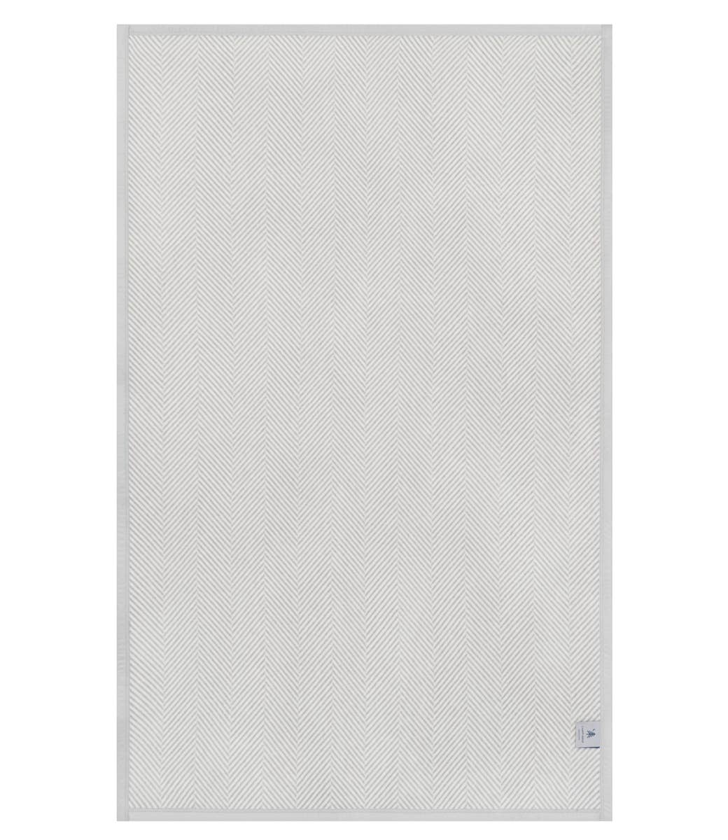 Harborview Herringbone Light Grey Blanket, Original