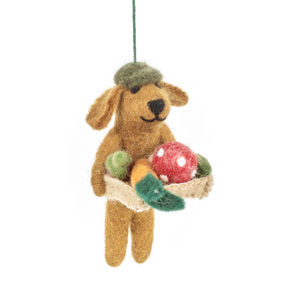 Gus the Gardener Felt Ornament