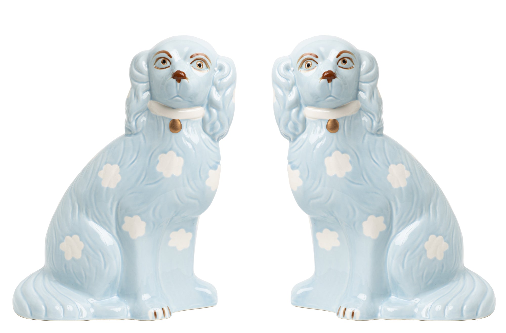 Pawley Pale Blue Staffordshire Dogs