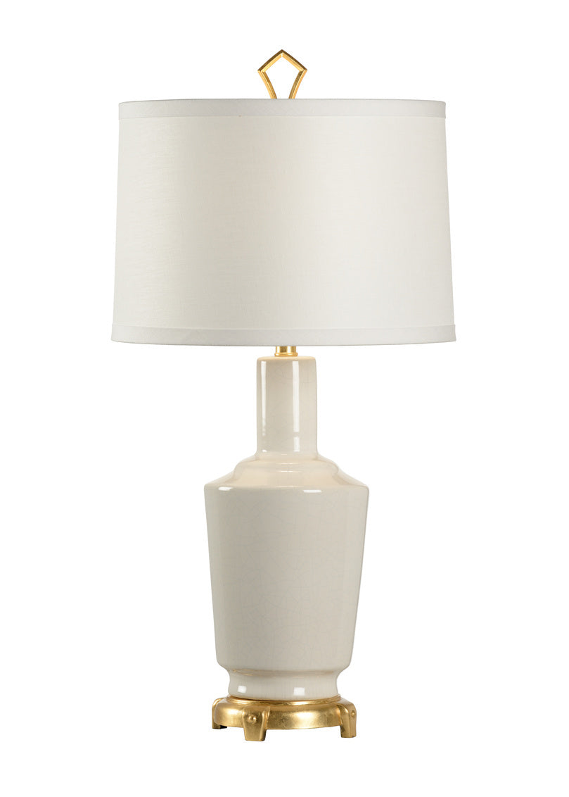 Crandall Lamp, Ivory Crackle