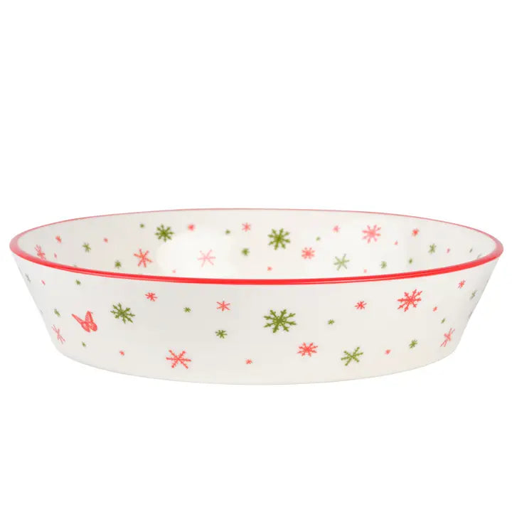 Dolly Parton Holiday Toile Pie Plate, 10"