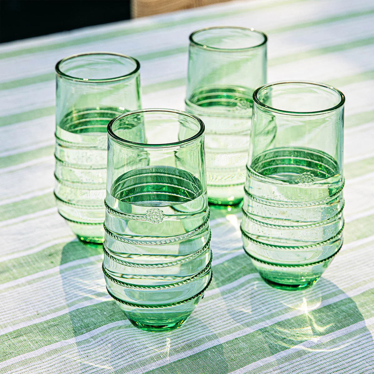 Juliska Amalia Acrylic Large Tumbler, Seagrass