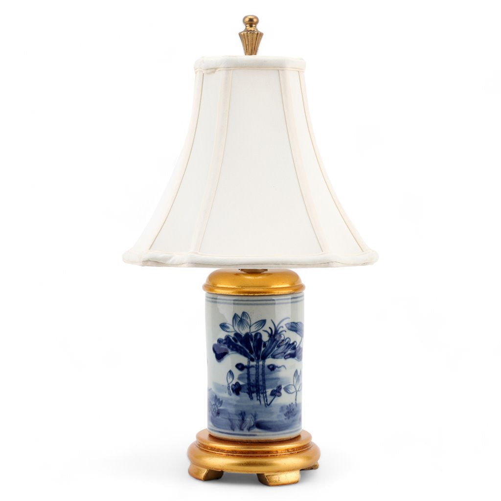 Maeve Blue & White Porcelain Lamp