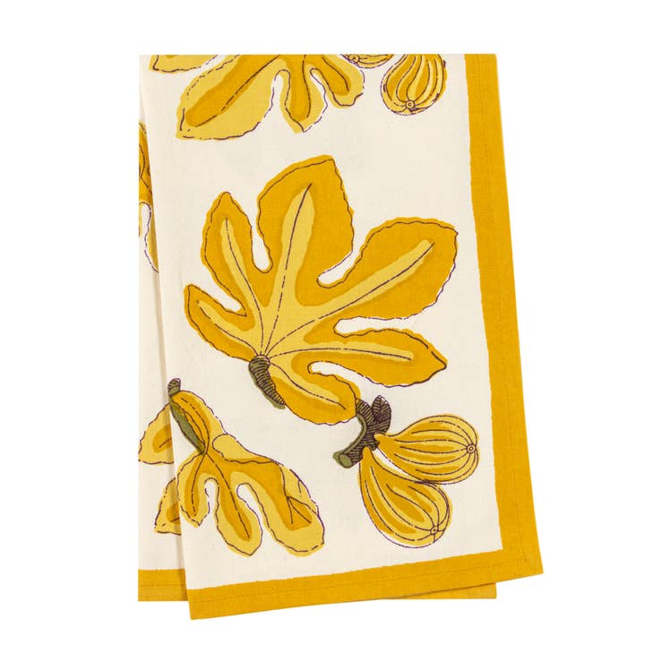 Fig Citrine Tea Towel