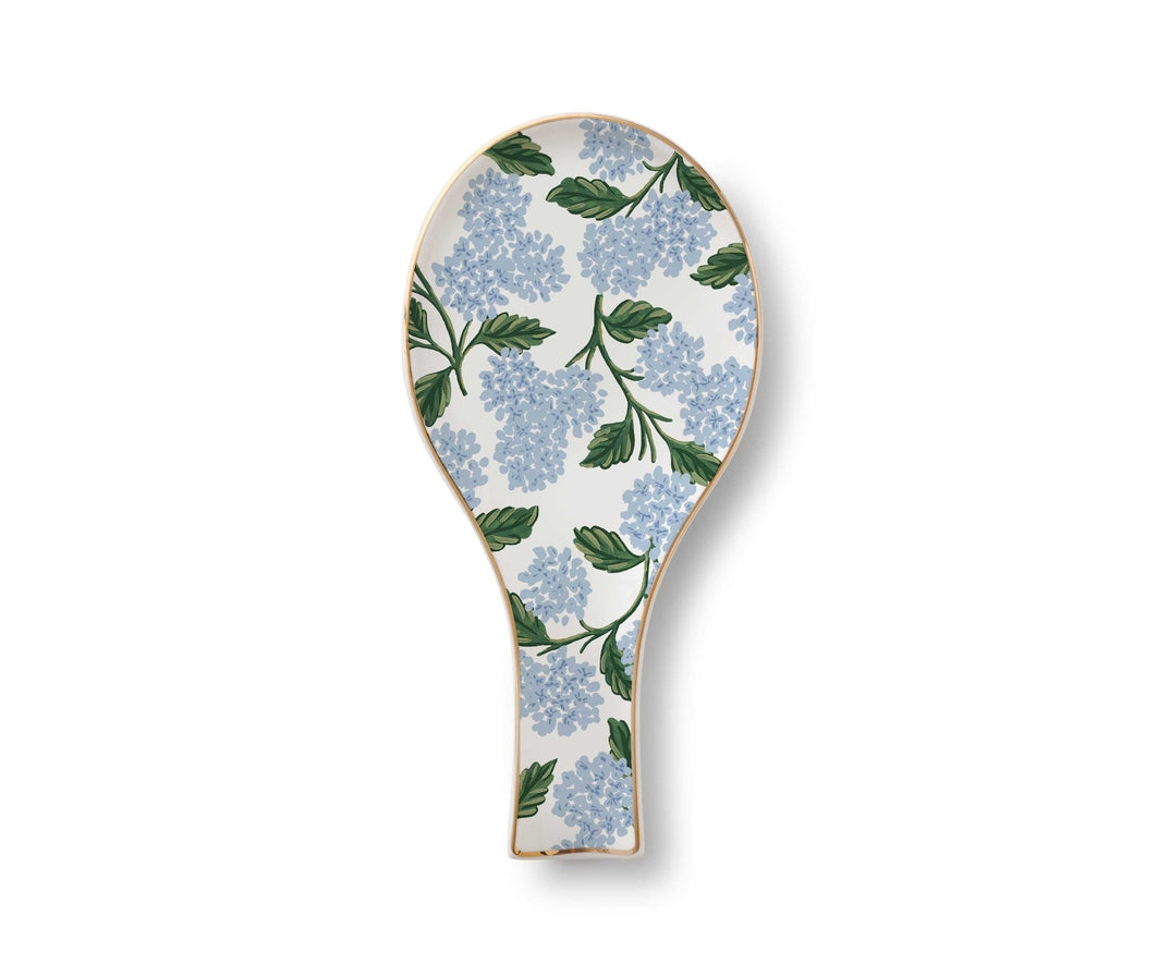 Hydrangea Porcelain Spoon Rest