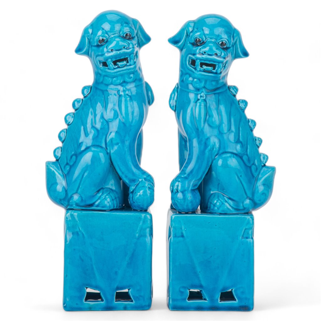 Poole Foo Dogs, Pair