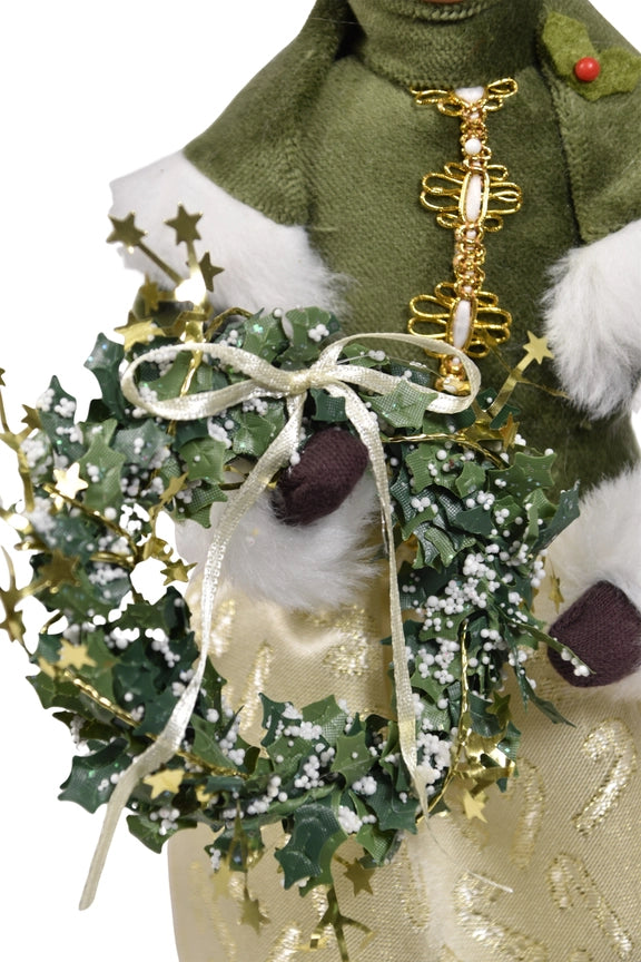 Byers Choice Gold Sparkle Mrs. Claus