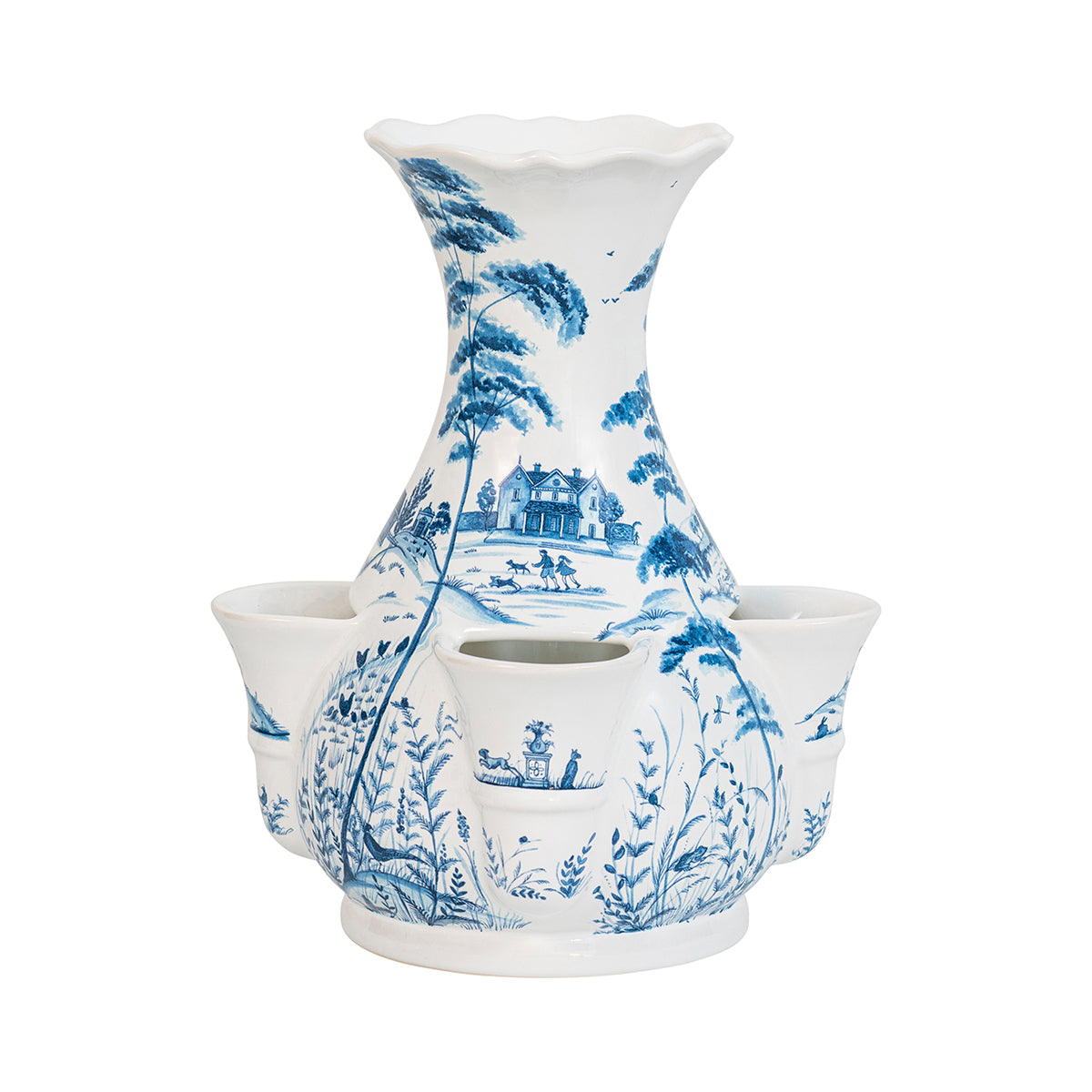 Juliska Country Estate 11.5" Tulipiere Vase, Delft Blue