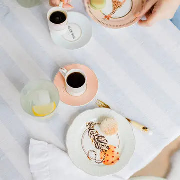 Animal Tea Plates, Set of 4